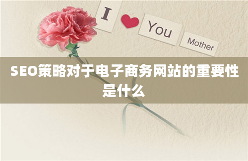 SEO策略对于电子商务网站的重要性是什么